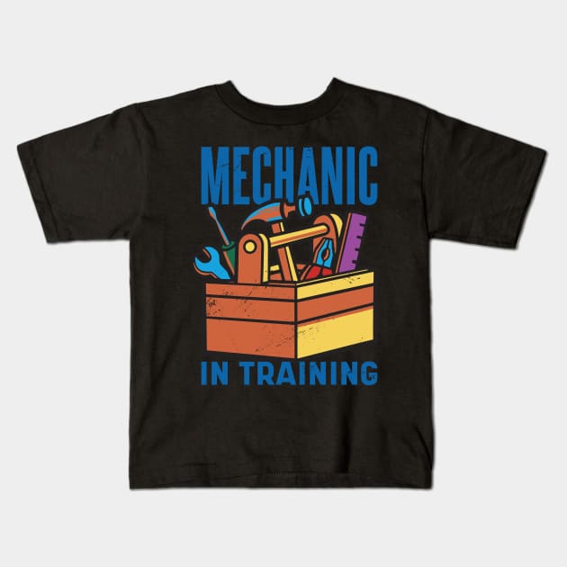 Mechanic in Training Kids T-Shirt by Imaginariux